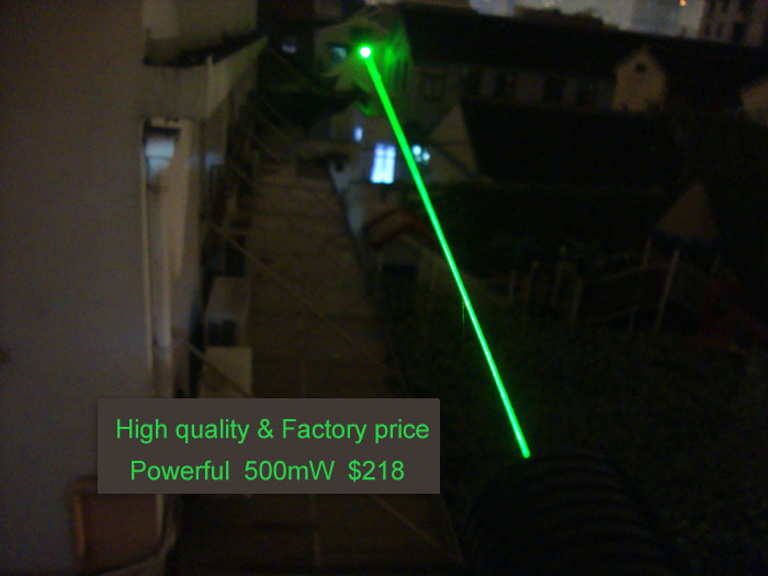 200mw/500mw 그린 레이저 포인터 고출력 레이저 포인터 고공율, 3초 안에 성냥을 점화하기